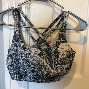 Rare Lululemon patterned Energy Bra